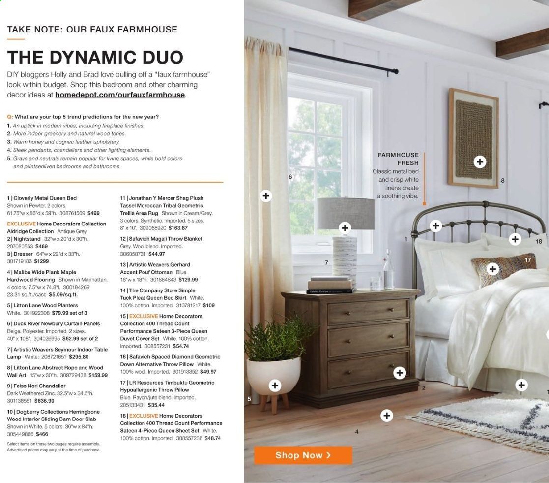 The Home Depot Weekly Ad & Flyer December 30, 2019 to April 19, 2020