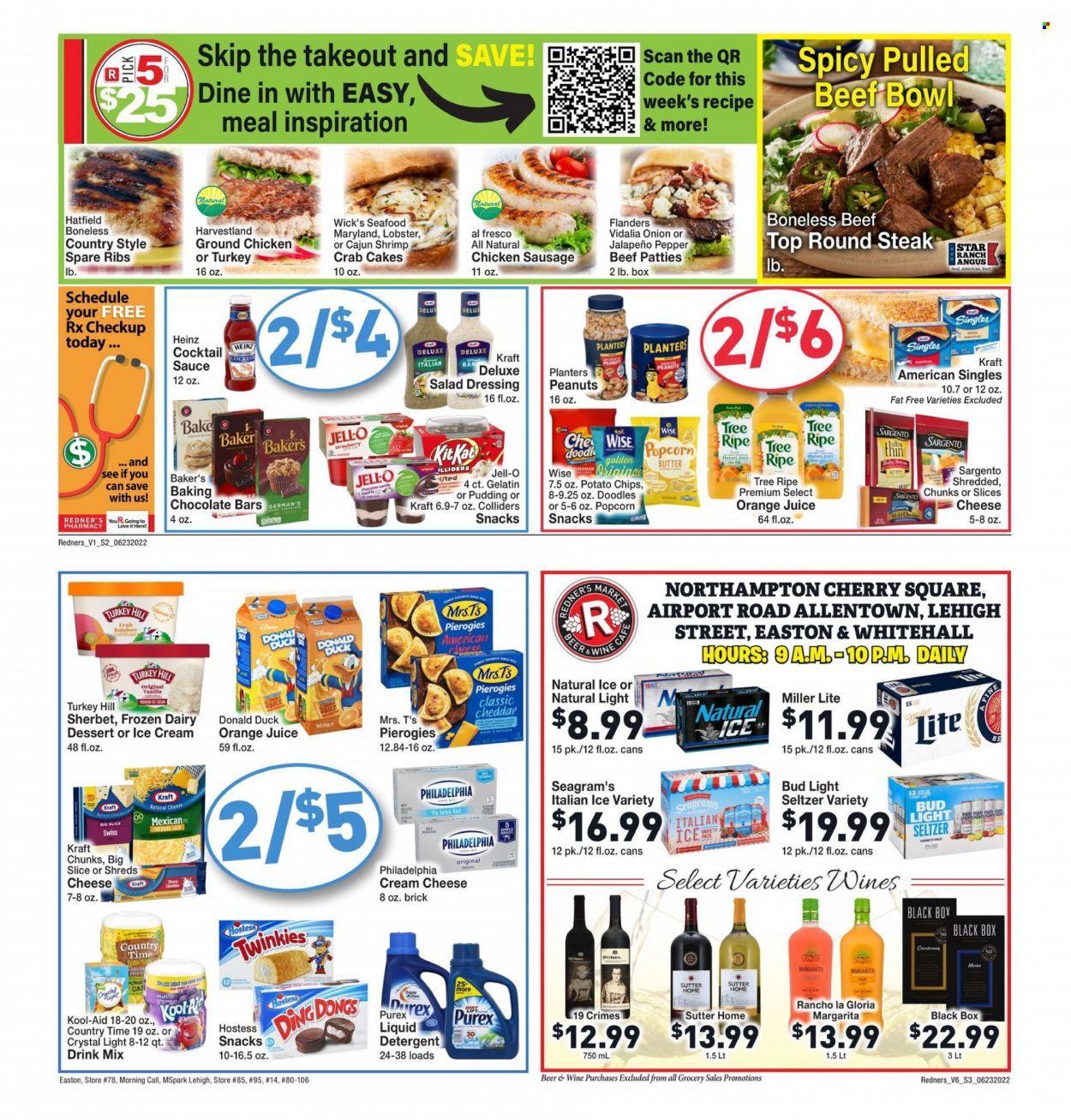Redner's Markets (DE, MD, PA) Weekly Ad Flyer June 24 to July 1