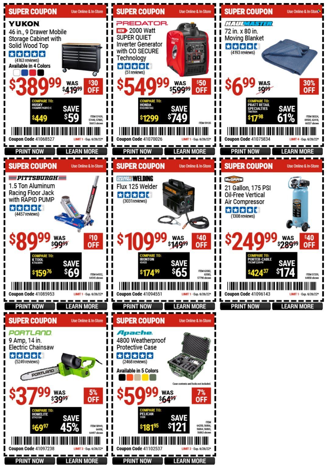 Harbor Freight Weekly Ad Flyer June 24 to July 1