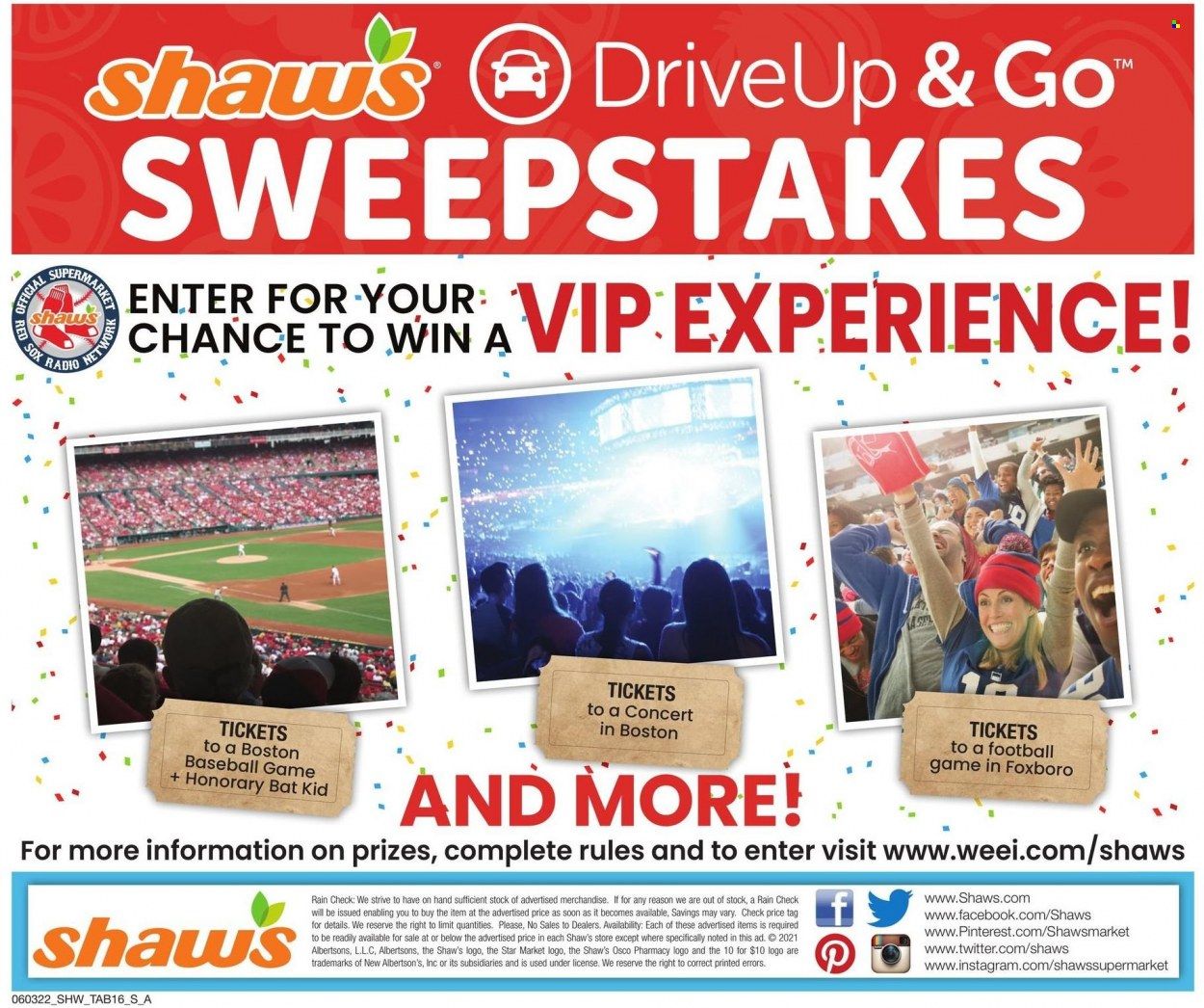 Shaw’s (MA, ME, NH, RI, VT) Weekly Ad Flyer June 24 to July 1