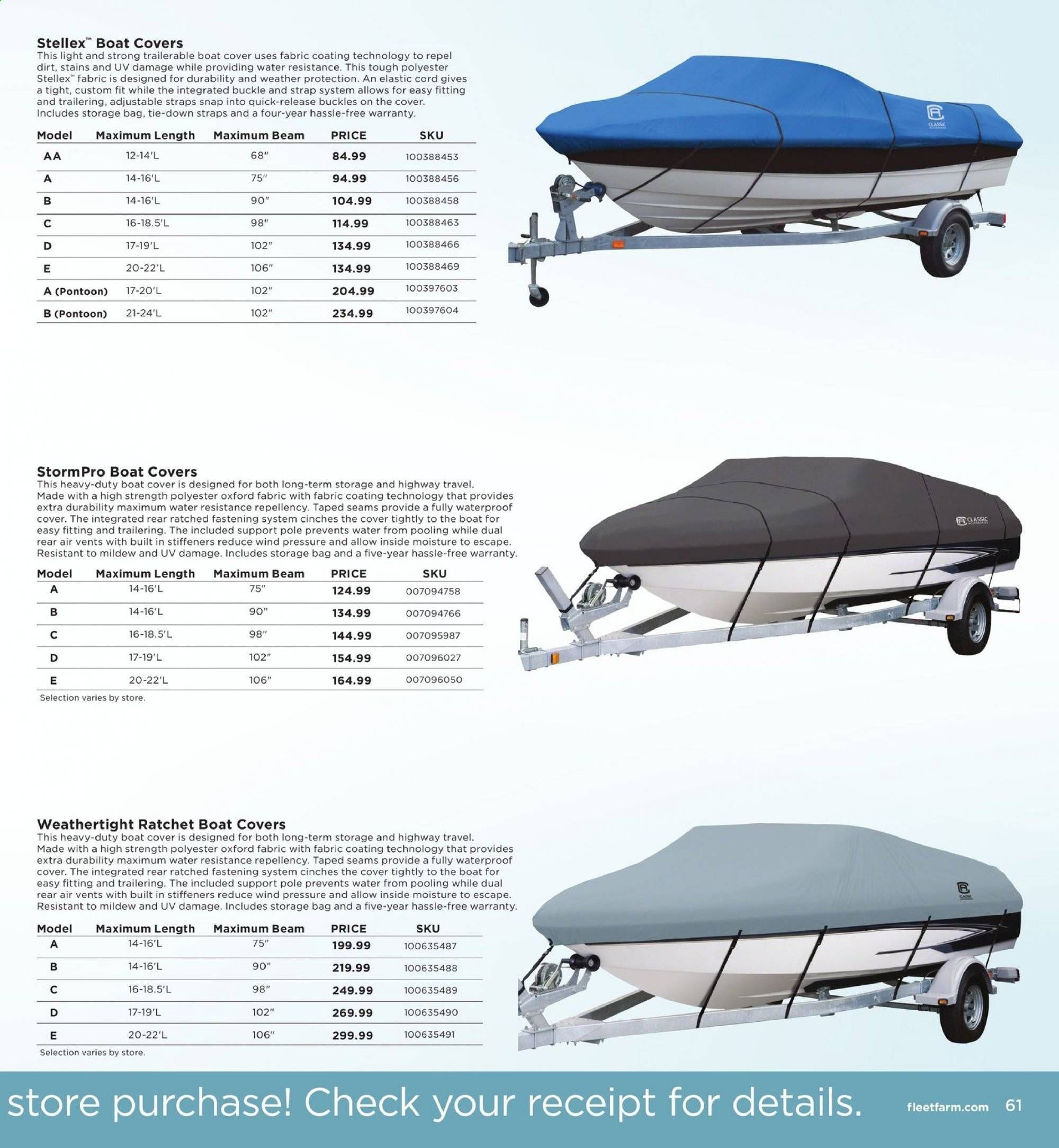 Fleet Farm Weekly Ad & Flyer March 13 to July 3