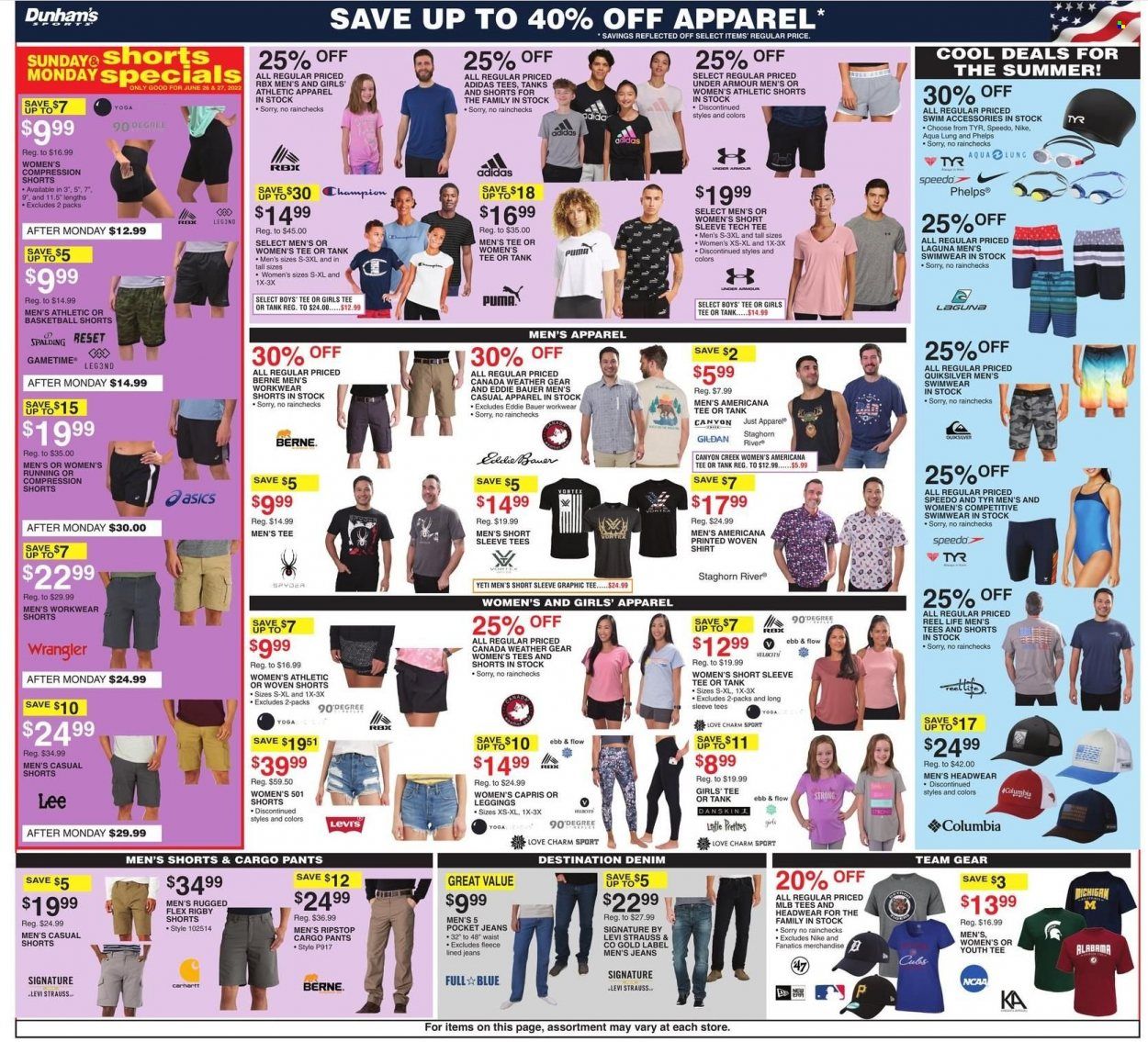 Dunham's Sports Weekly Ad Flyer June 24 to July 1