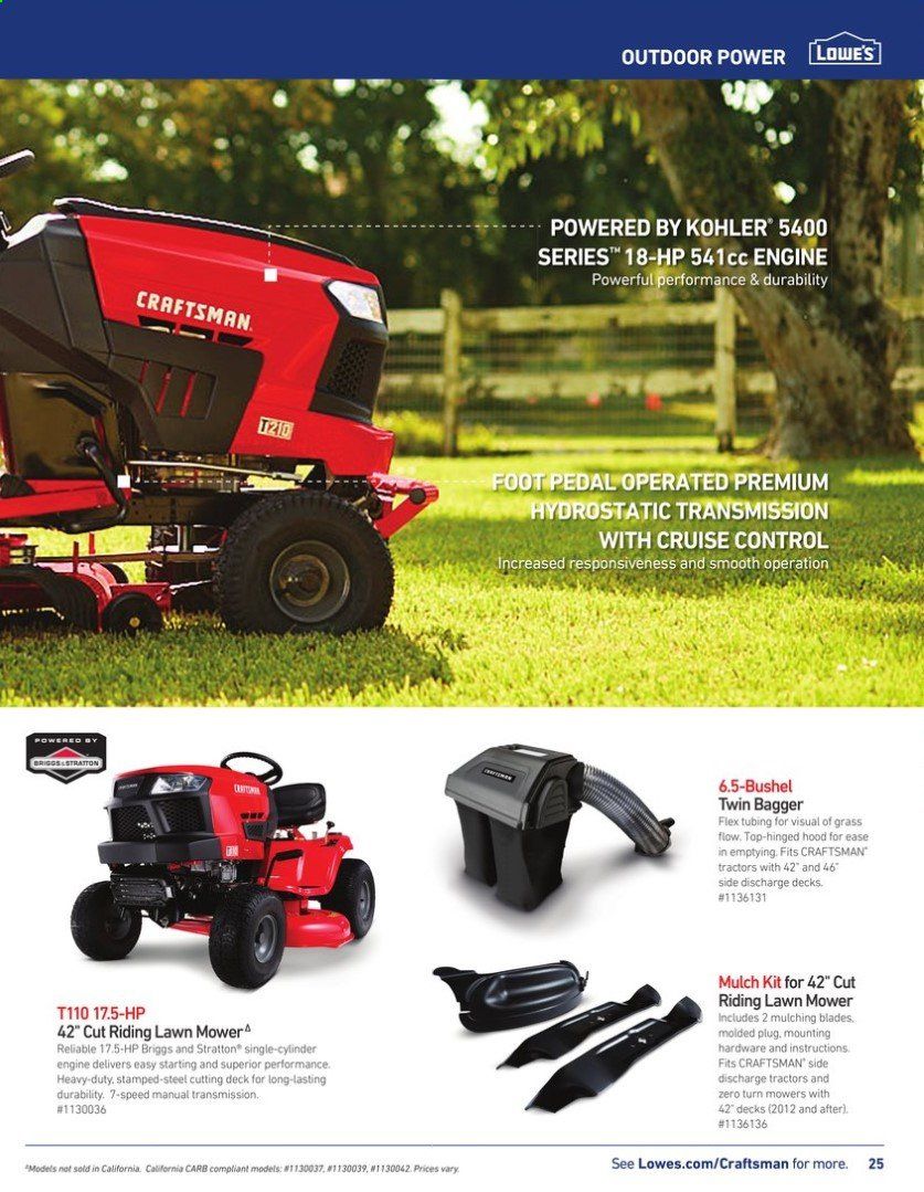 Lowe's Weekly Ad & Flyer March 15 to July 31