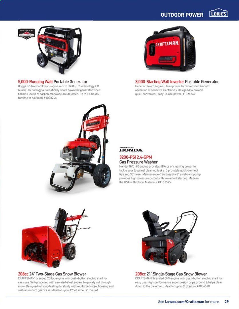 Lowe's Weekly Ad & Flyer March 15 to July 31