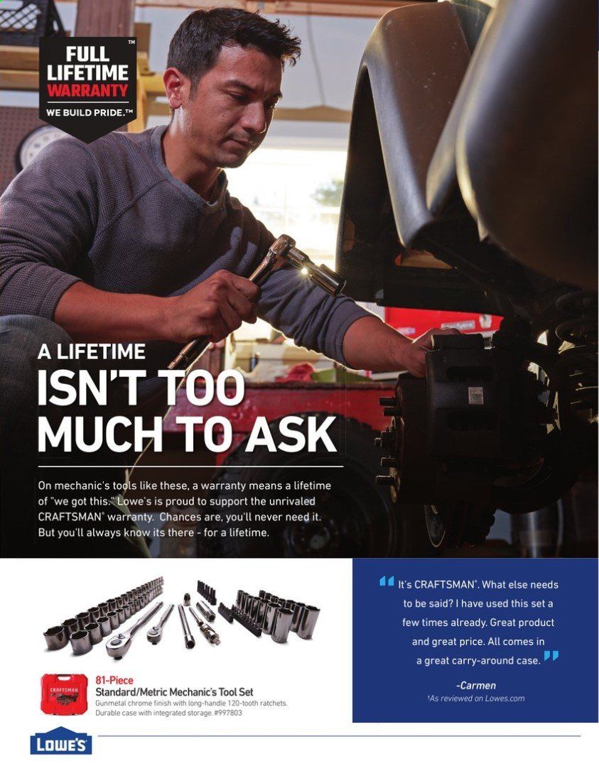 Lowe's Weekly Ad & Flyer March 15 to July 31