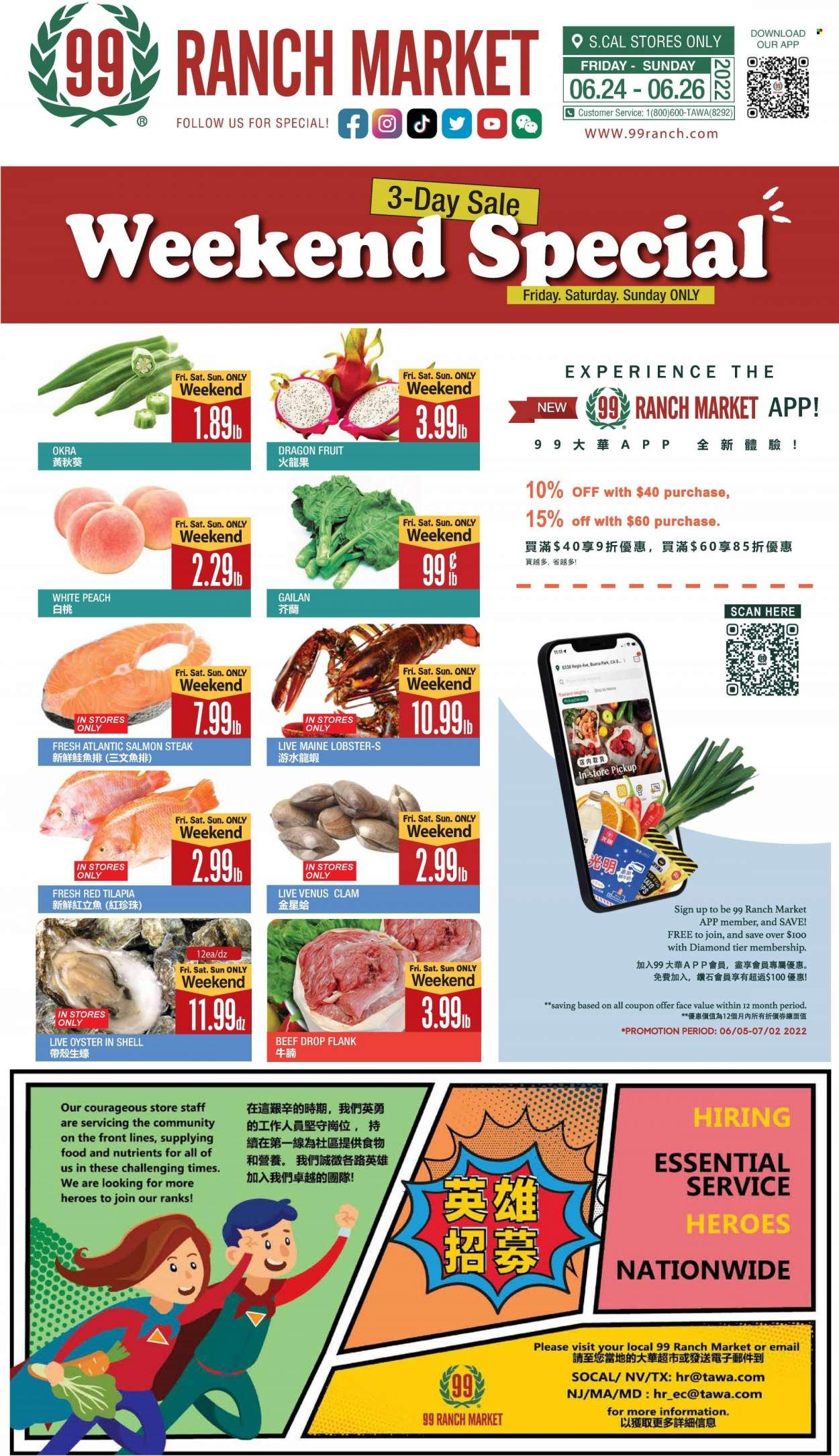 99 Ranch Market (CA) Weekly Ad Flyer June 24 to July 1