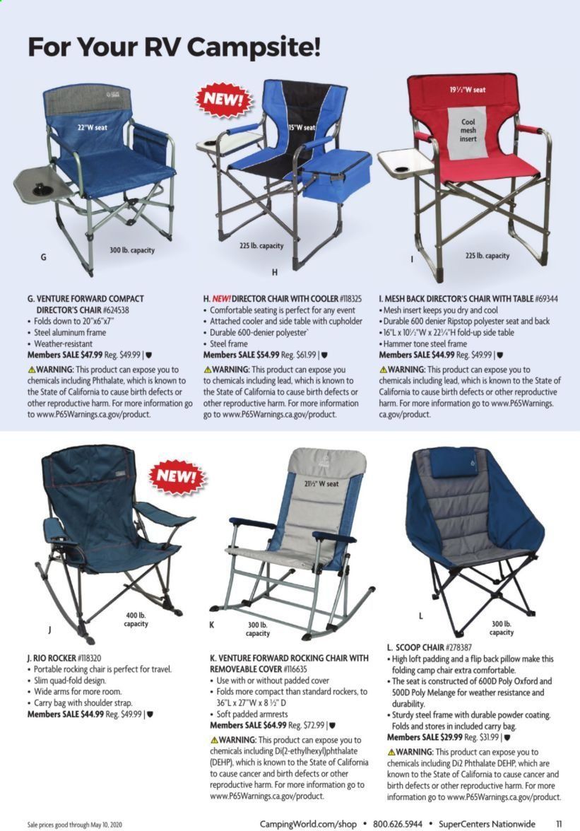 Camping World Weekly Ad & Flyer March 16 to May 10