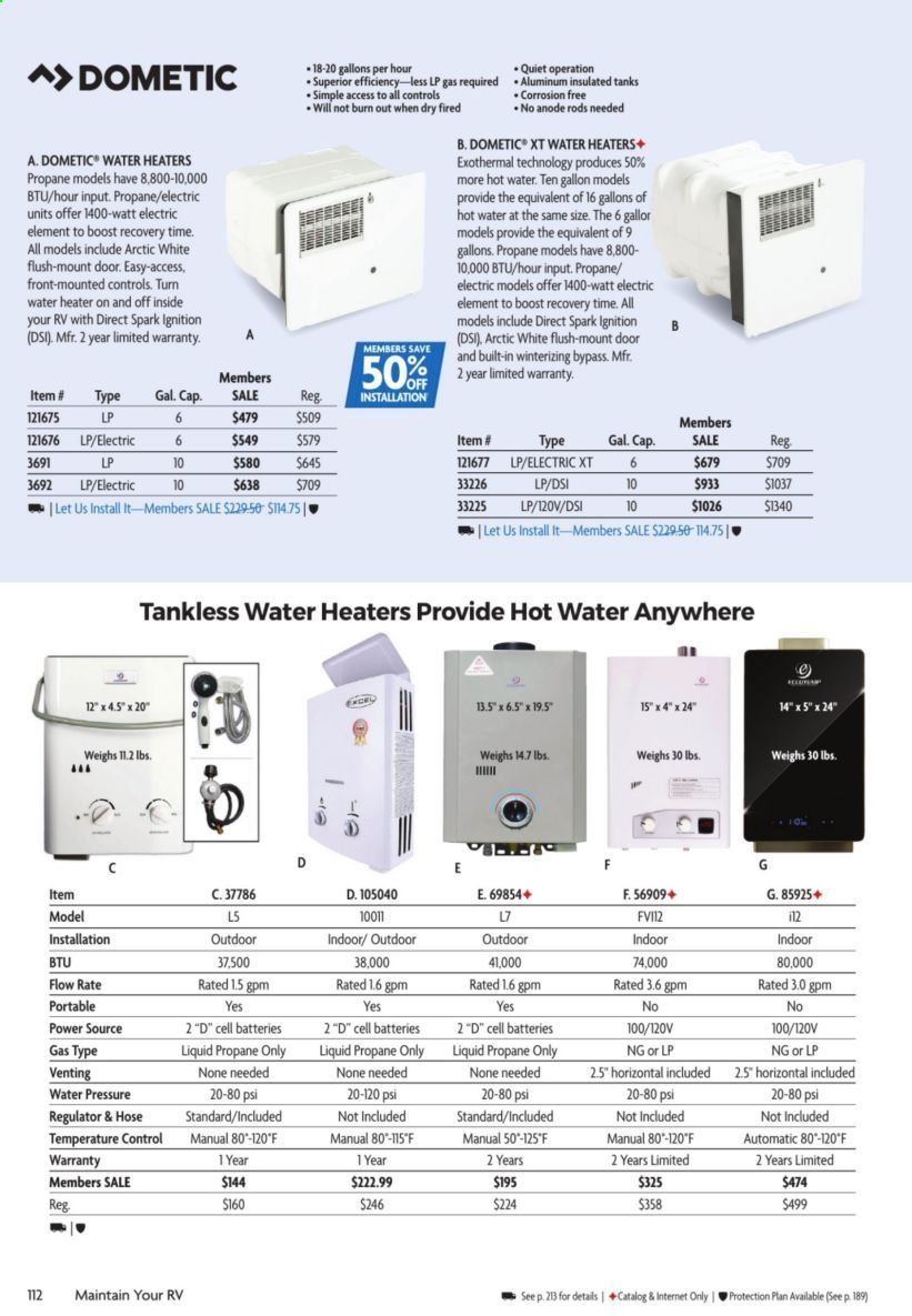 Camping World Weekly Ad & Flyer March 16 to May 10