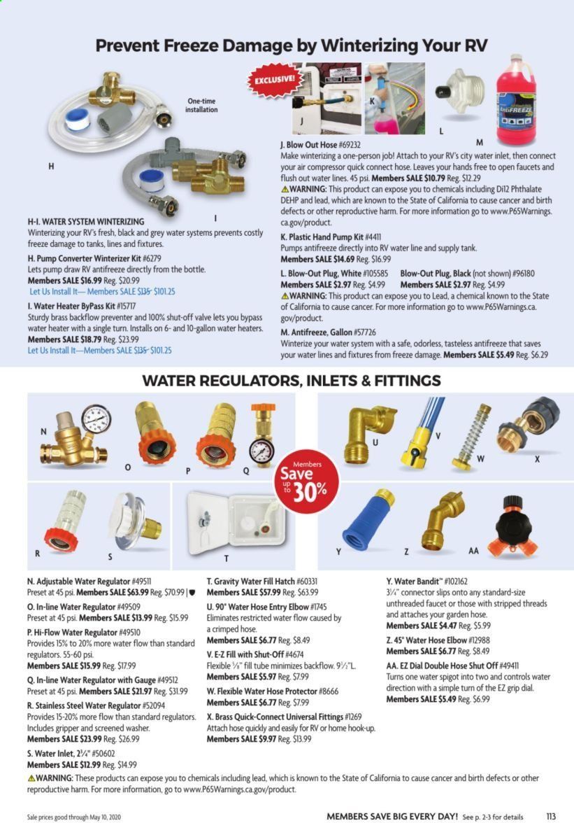 Camping World Weekly Ad & Flyer March 16 to May 10