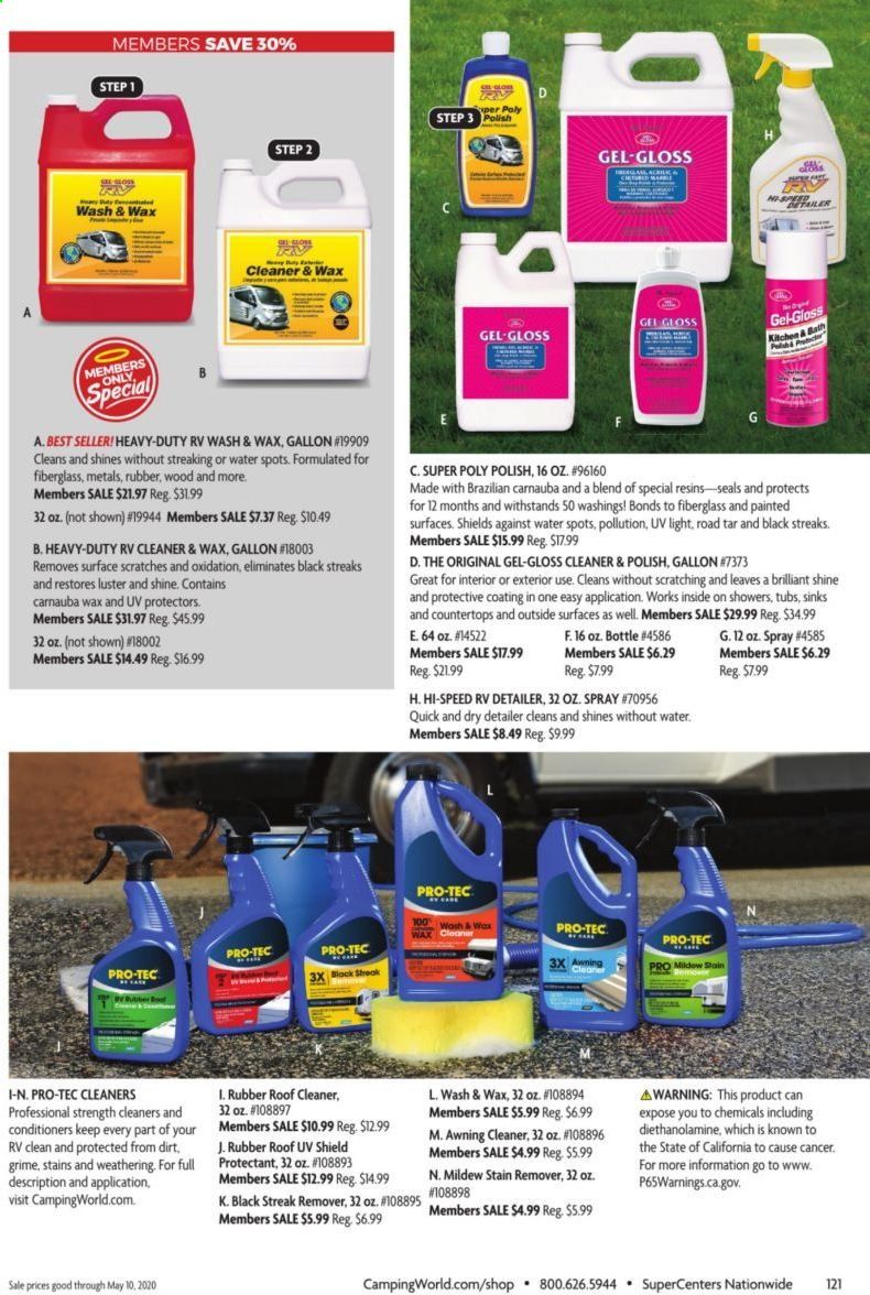Camping World Weekly Ad & Flyer March 16 to May 10