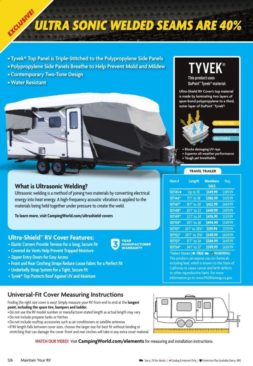 Camping World Weekly Ad & Flyer March 16 to May 10