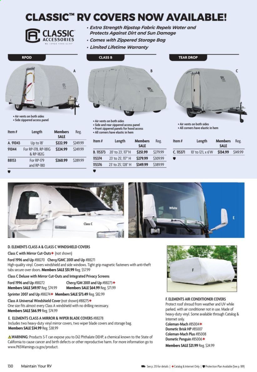 Camping World Weekly Ad & Flyer March 16 to May 10