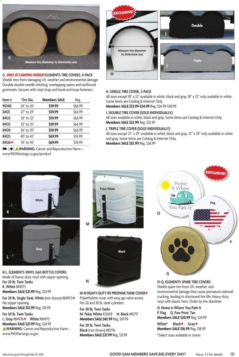 Camping World Weekly Ad & Flyer March 16 to May 10