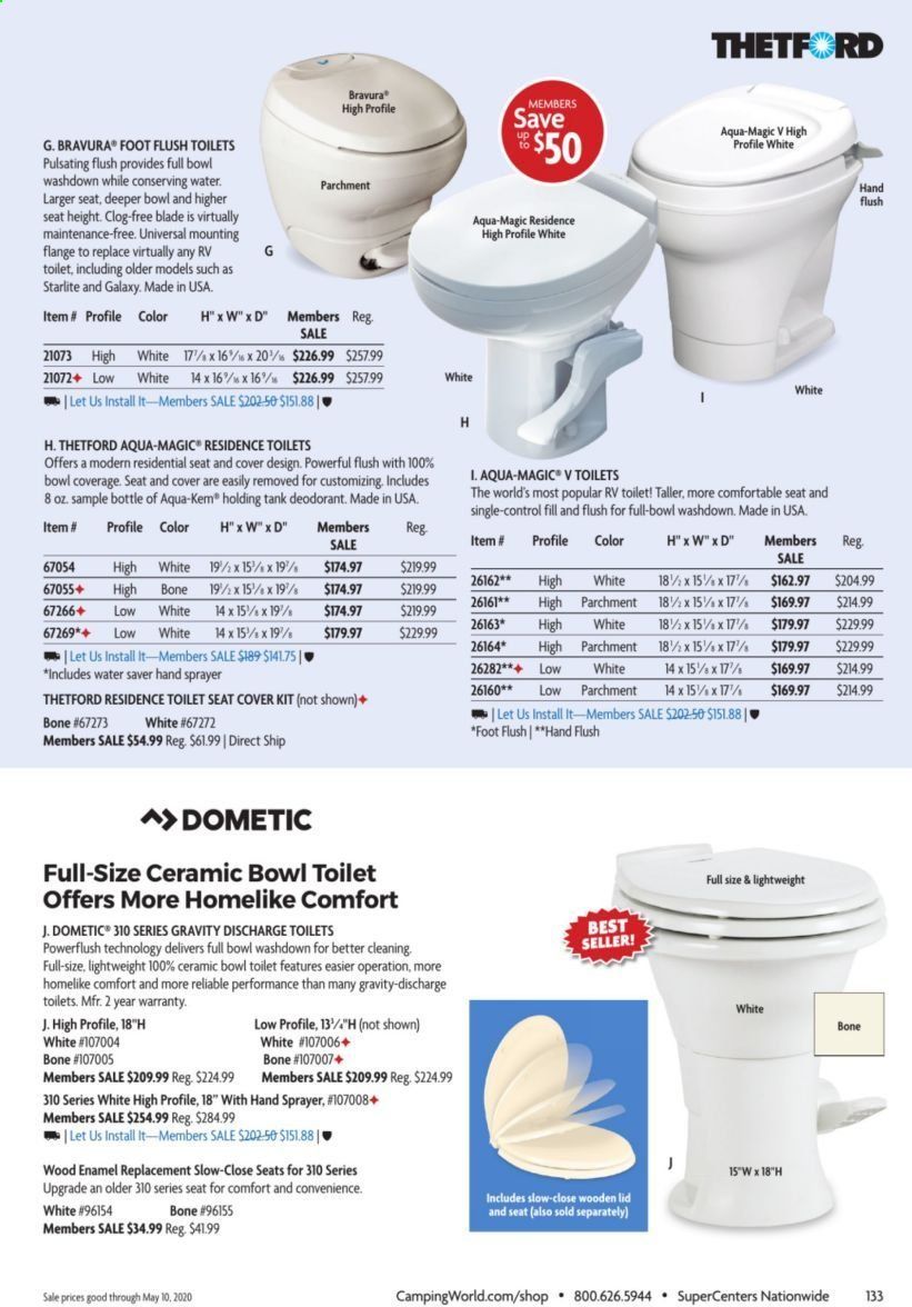 Camping World Weekly Ad & Flyer March 16 to May 10
