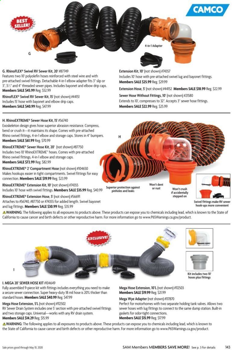 Camping World Weekly Ad & Flyer March 16 to May 10