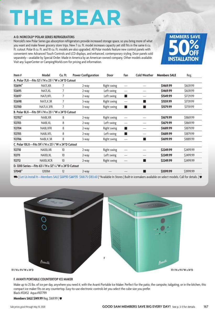 Camping World Weekly Ad & Flyer March 16 to May 10