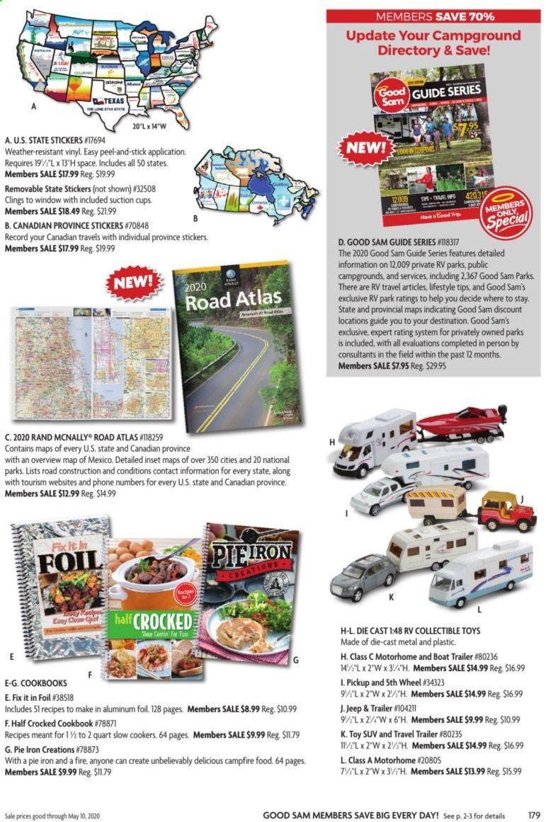 Camping World Weekly Ad & Flyer March 16 to May 10
