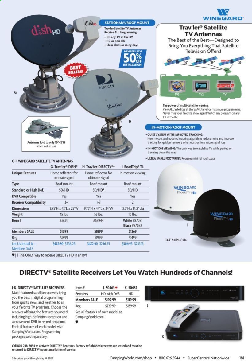 Camping World Weekly Ad & Flyer March 16 to May 10