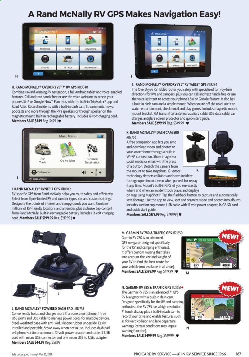 Camping World Weekly Ad & Flyer March 16 to May 10