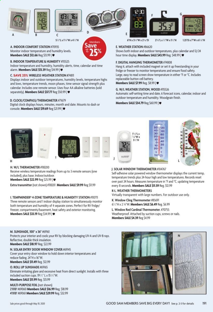 Camping World Weekly Ad & Flyer March 16 to May 10