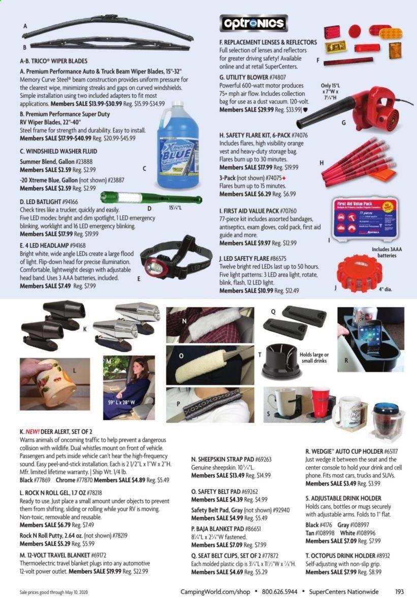Camping World Weekly Ad & Flyer March 16 to May 10