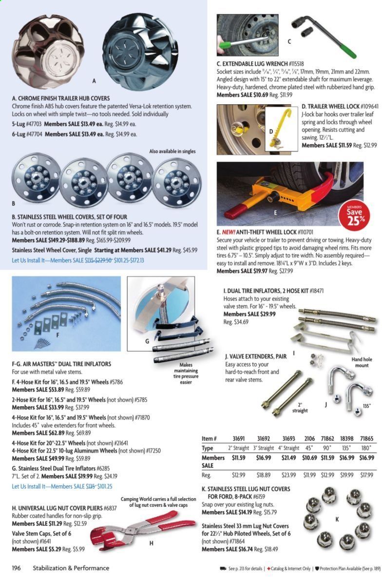 Camping World Weekly Ad & Flyer March 16 to May 10