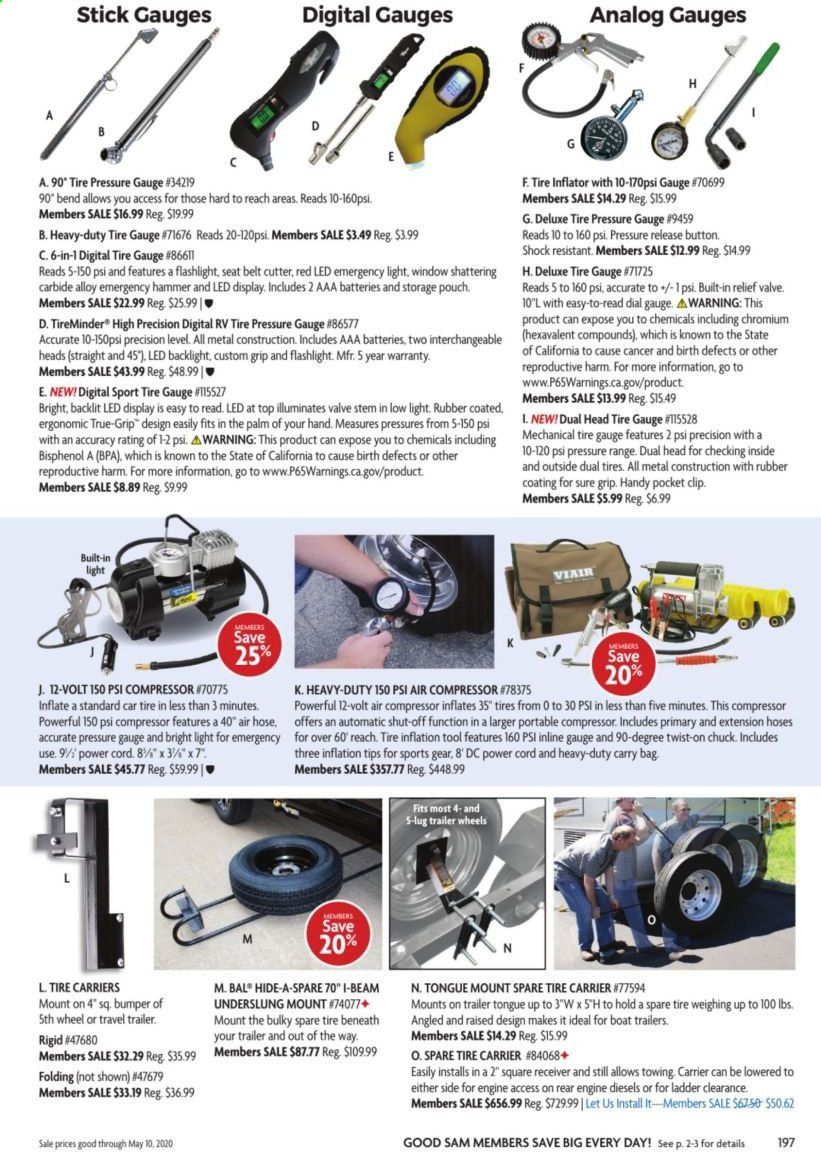 Camping World Weekly Ad & Flyer March 16 to May 10