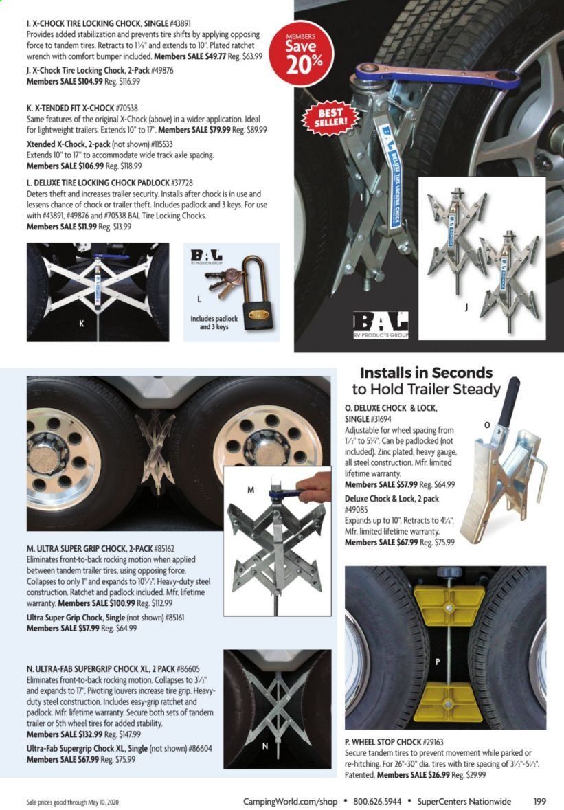 Camping World Weekly Ad & Flyer March 16 to May 10