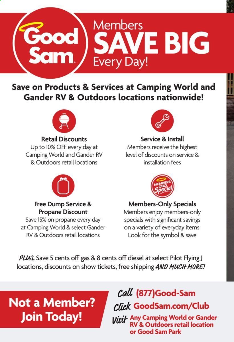 Camping World Weekly Ad & Flyer March 16 to May 10