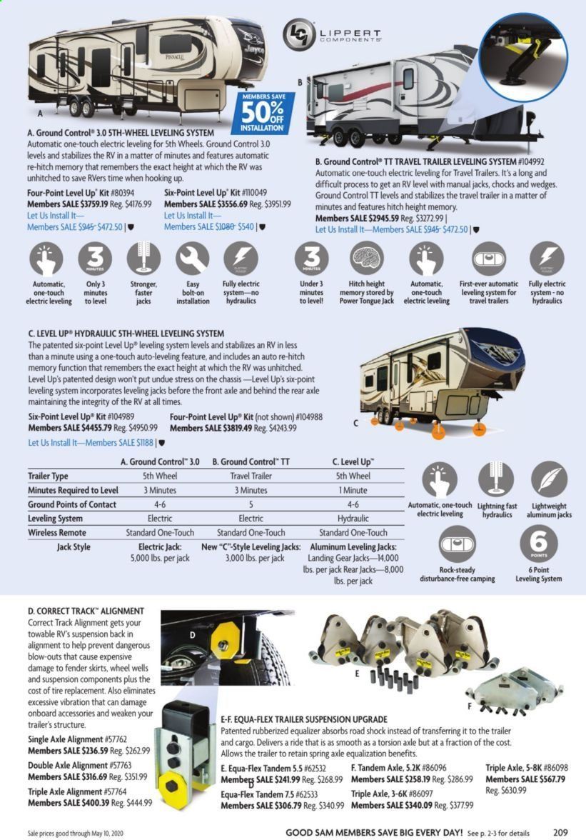 Camping World Weekly Ad & Flyer March 16 to May 10