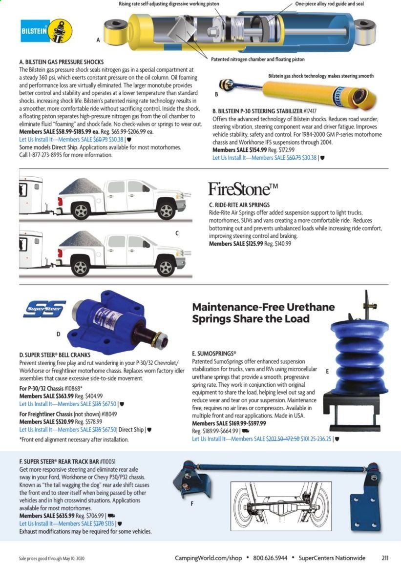 Camping World Weekly Ad & Flyer March 16 to May 10