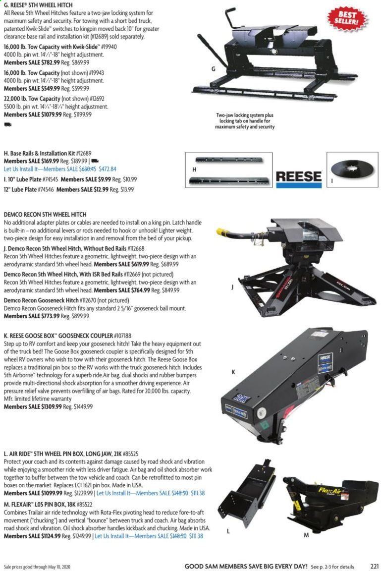 Camping World Weekly Ad & Flyer March 16 to May 10