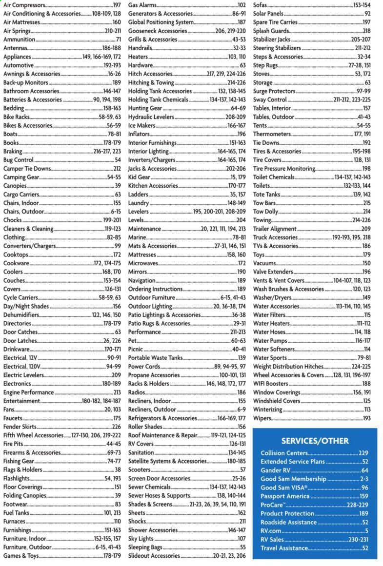 Camping World Weekly Ad & Flyer March 16 to May 10