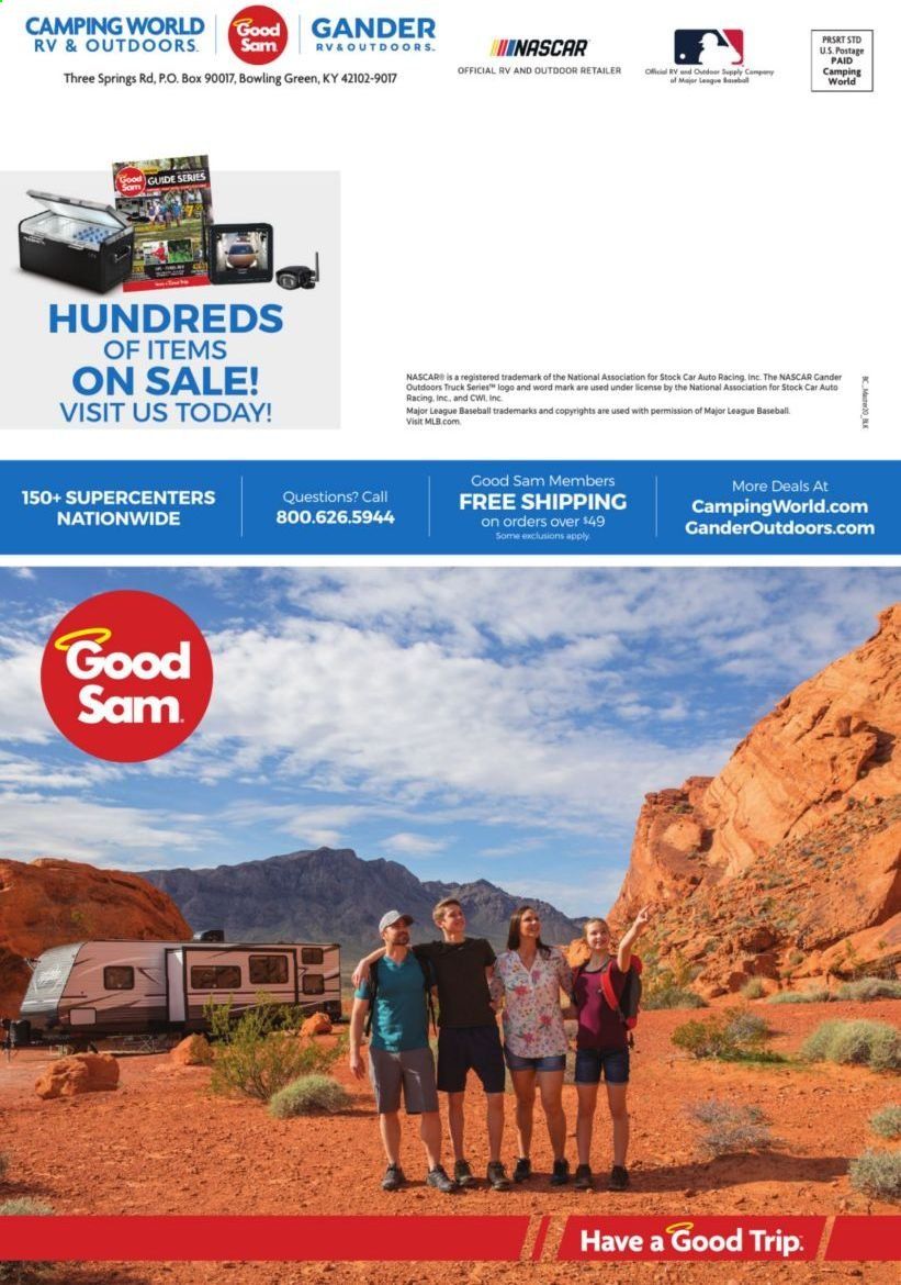 Camping World Weekly Ad & Flyer March 16 to May 10
