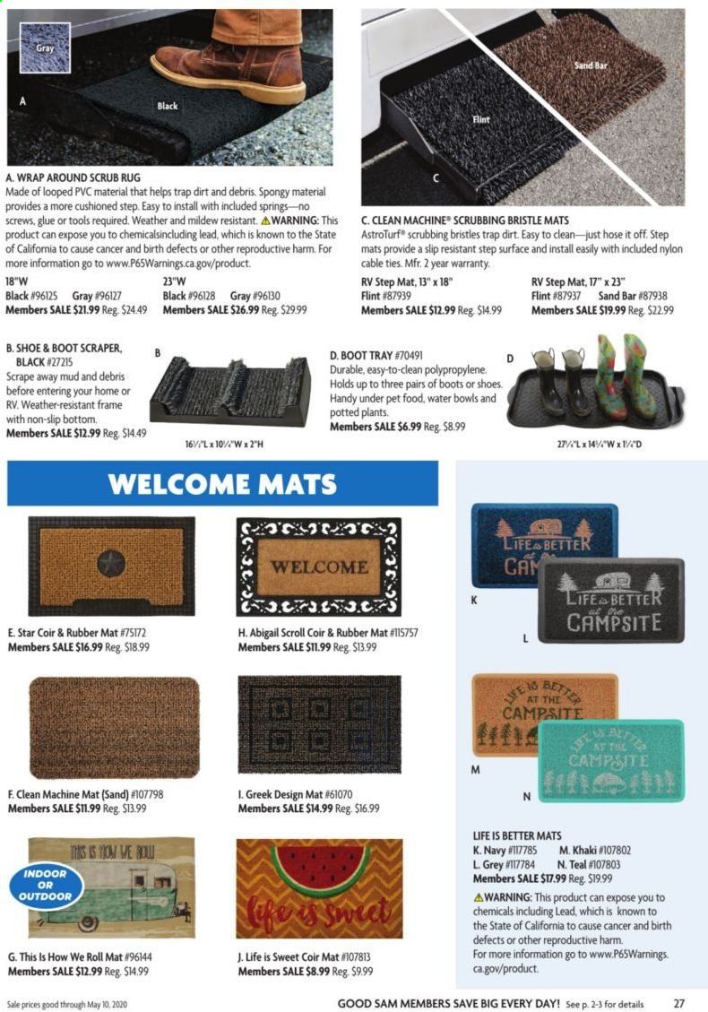 Camping World Weekly Ad & Flyer March 16 to May 10