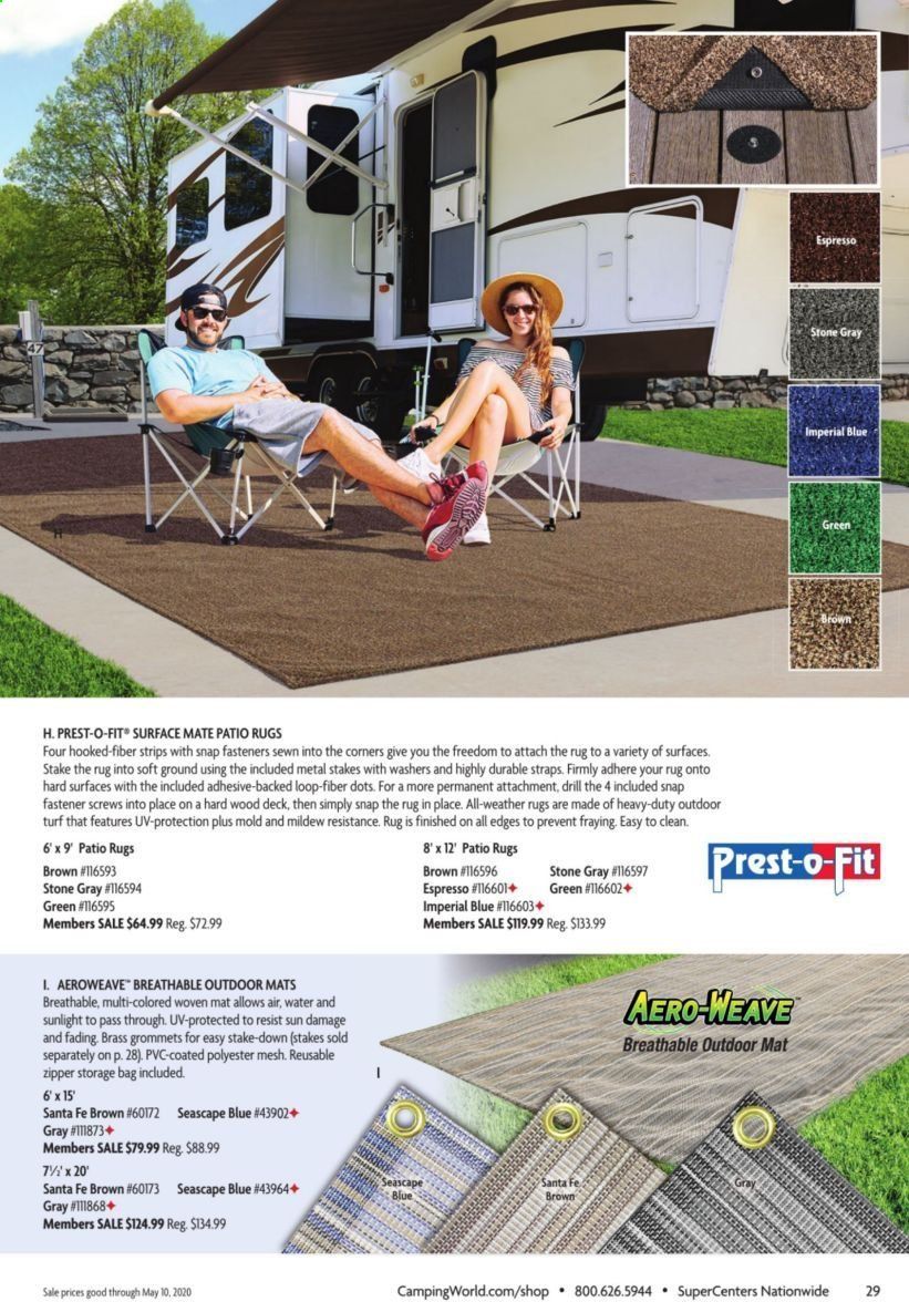 Camping World Weekly Ad & Flyer March 16 to May 10