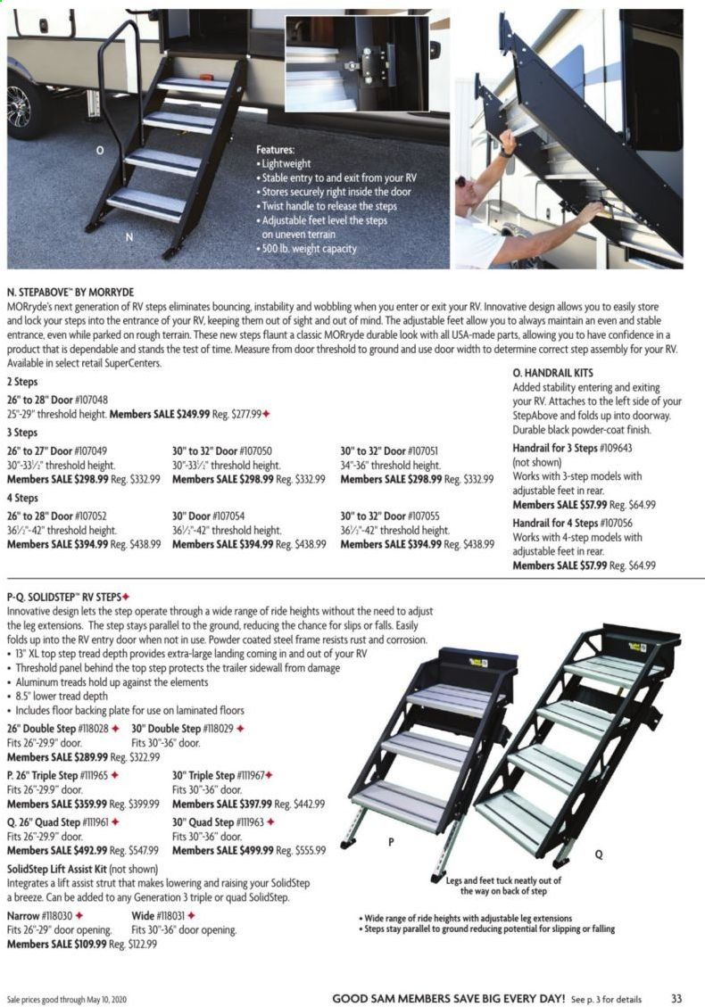 Camping World Weekly Ad & Flyer March 16 to May 10