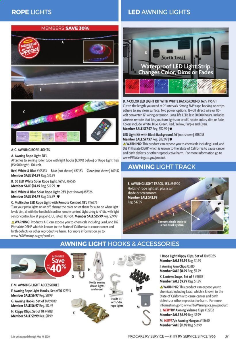 Camping World Weekly Ad & Flyer March 16 to May 10
