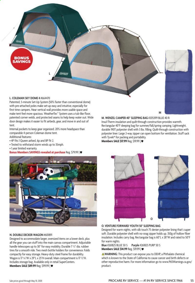 Camping World Weekly Ad & Flyer March 16 to May 10