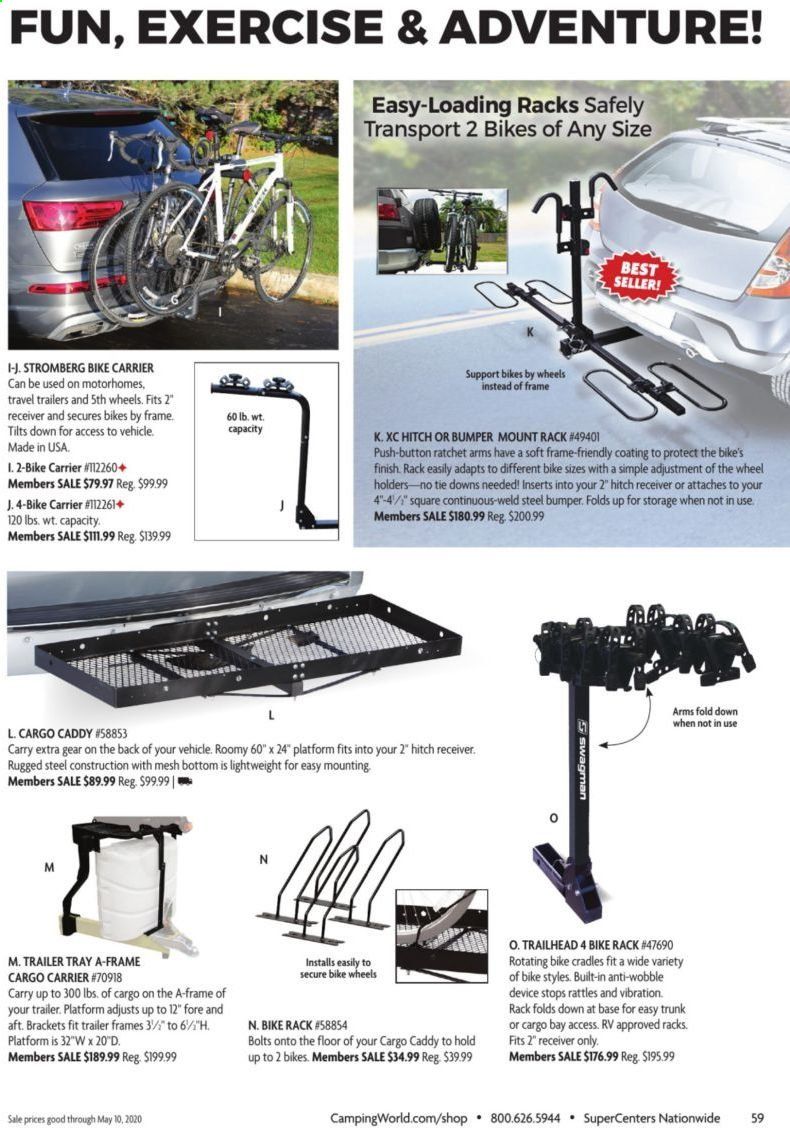 Camping World Weekly Ad & Flyer March 16 to May 10