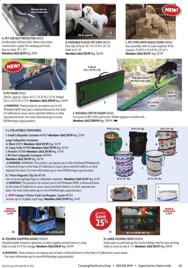 Camping World Weekly Ad & Flyer March 16 to May 10