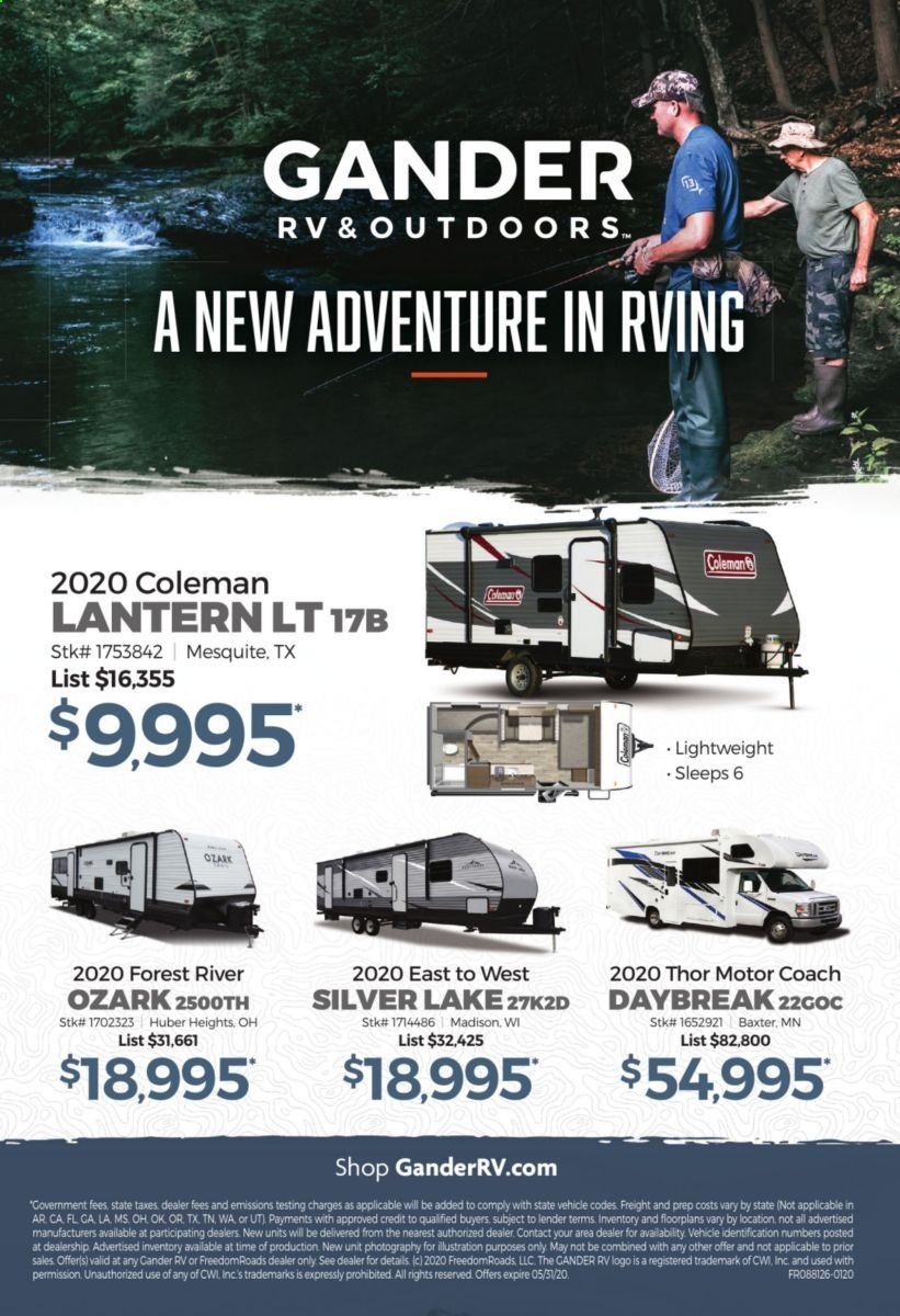 Camping World Weekly Ad & Flyer March 16 to May 10