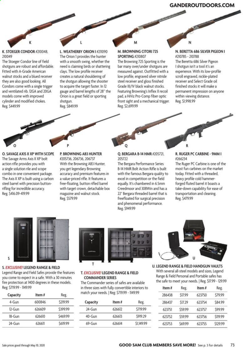 Camping World Weekly Ad & Flyer March 16 to May 10