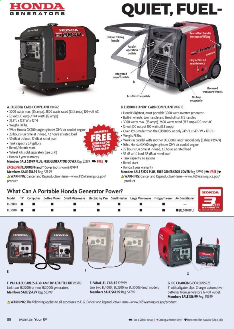 Camping World Weekly Ad & Flyer March 16 to May 10