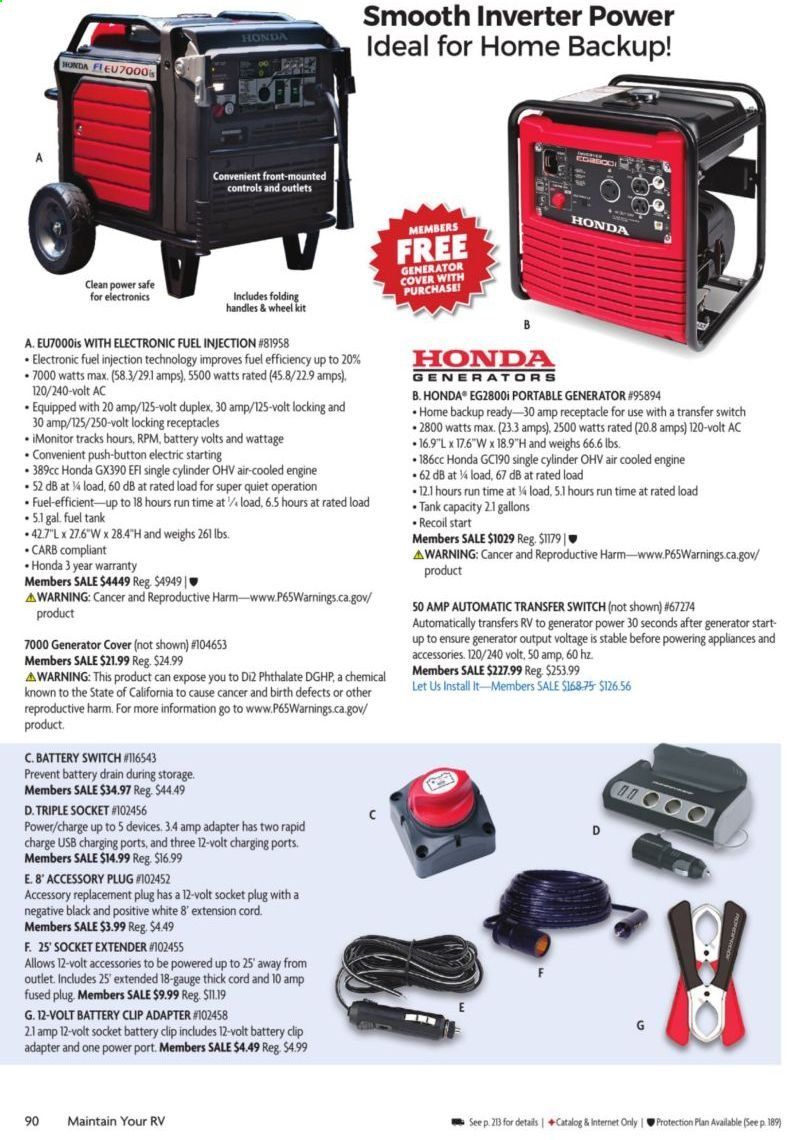 Camping World Weekly Ad & Flyer March 16 to May 10