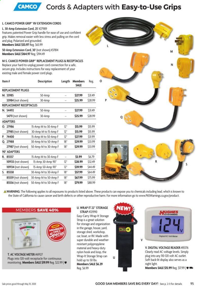 Camping World Weekly Ad & Flyer March 16 to May 10