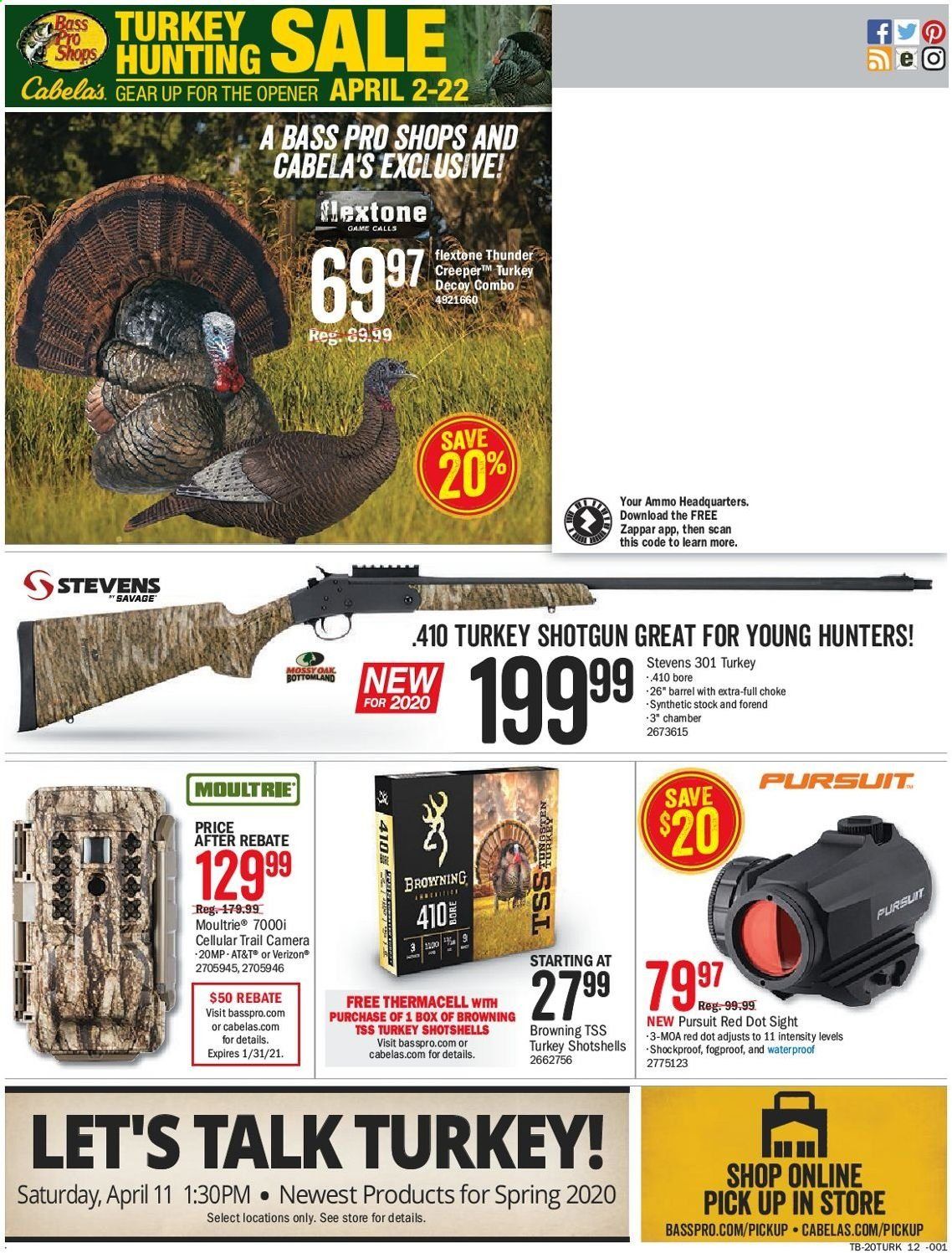 Bass Pro Shops Weekly Ad & Flyer April 2 to 22