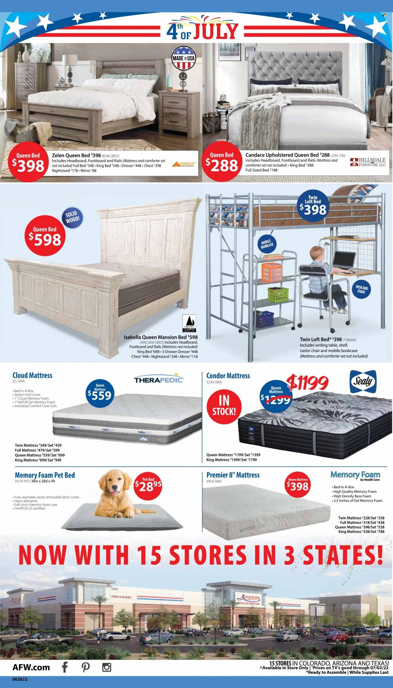 American Furniture Warehouse (AZ, CO, TX) Weekly Ad Flyer June 26 to July 3