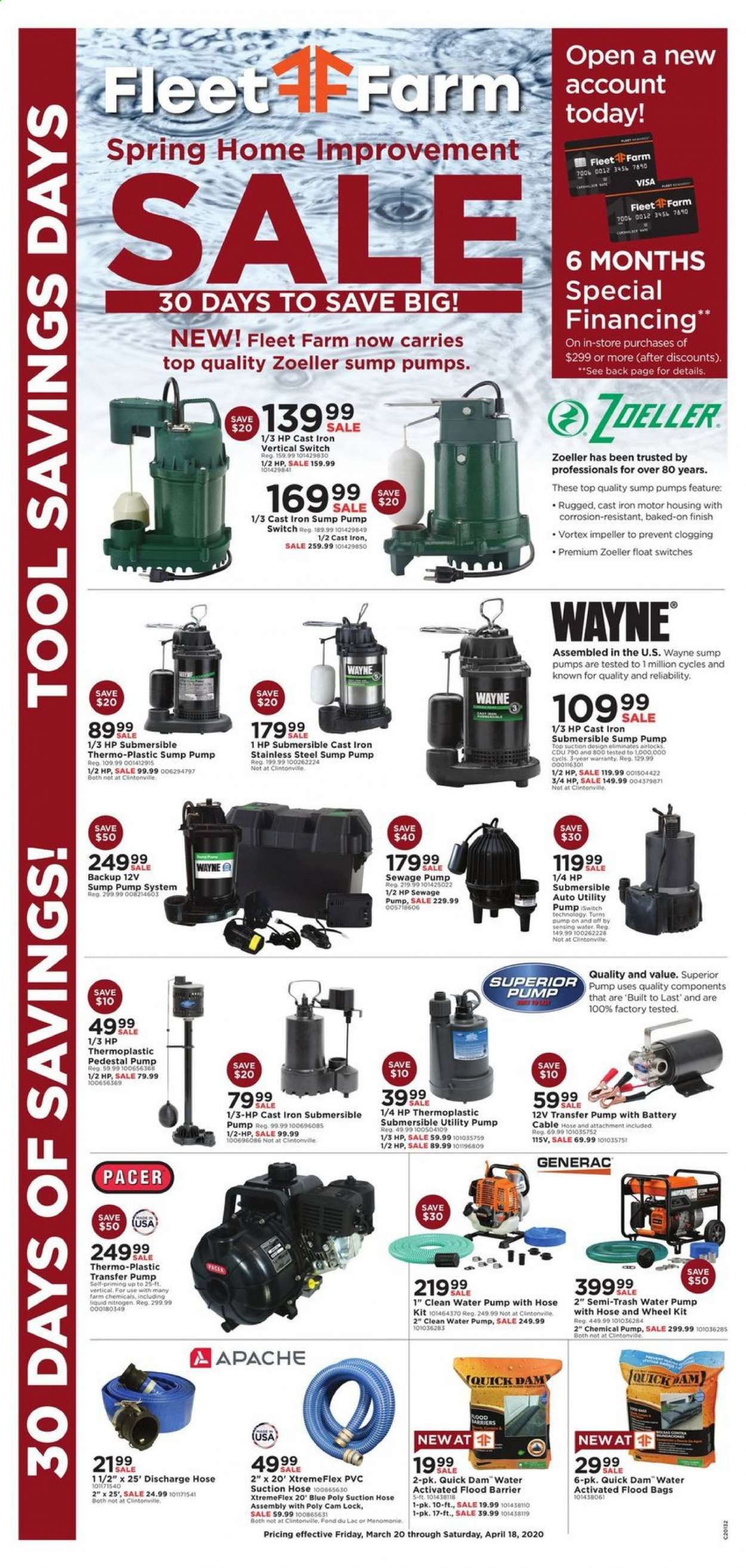 Fleet Farm Weekly Ad & Flyer March 20 to April 18
