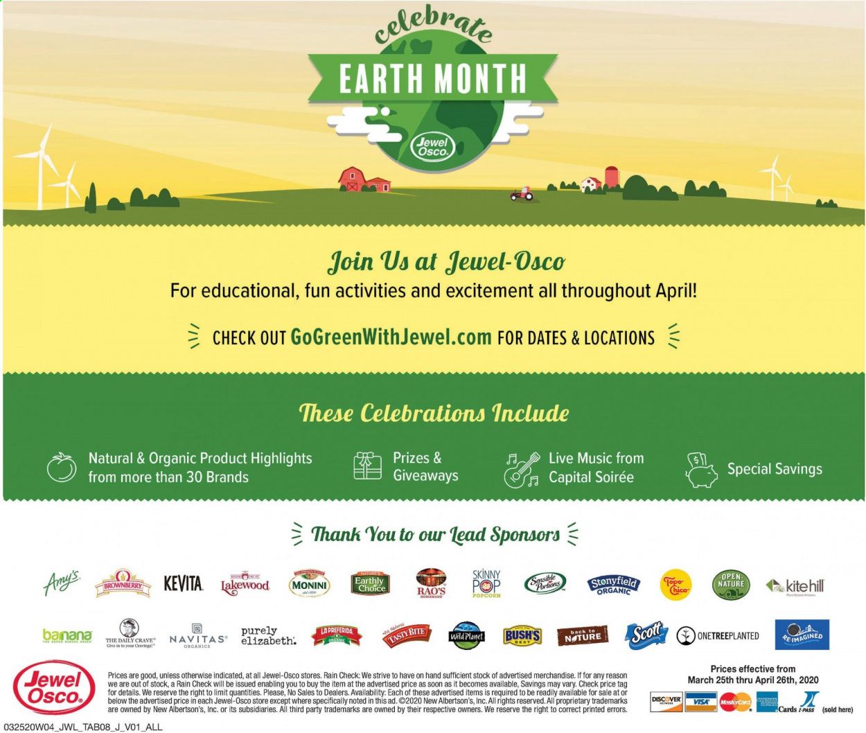 Jewel Osco Weekly Ad & Flyer March 25 to April 26
